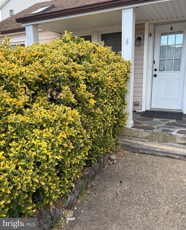 124 Lincoln Ave Unit 4, Seaside Heights, NJ 08751 - property entrance featuring a shingled roof