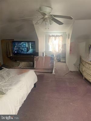 19 S Elberon Ave, Atlantic City, NJ 08401 - bedroom featuring ceiling fan and carpet flooring