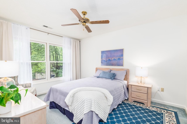 33340 Timberview Ct Unit 21003, Bethany Beach, DE 19930 - carpeted bedroom featuring baseboards and ceiling fan