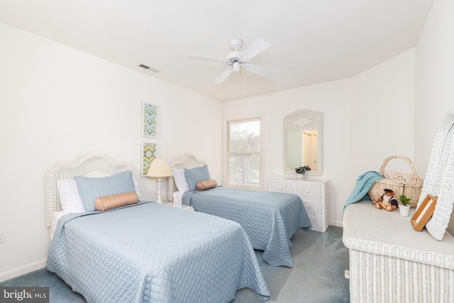 33340 Timberview Ct Unit 21003, Bethany Beach, DE 19930 - bedroom featuring carpet floors, baseboards, and ceiling fan