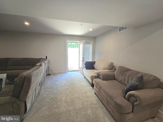14623 Silver Hammer Way, Brandywine, MD 20613 - carpeted living room with recessed lighting and baseboards