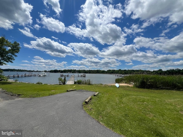 3403 Niagara Rd, Annapolis, MD 21403 - water view featuring a boat dock