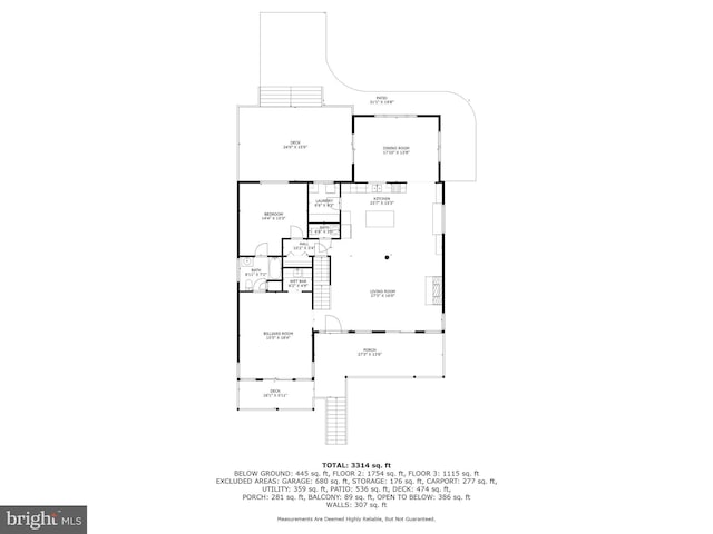 3403 Niagara Rd, Annapolis, MD 21403 - view of home floor plan