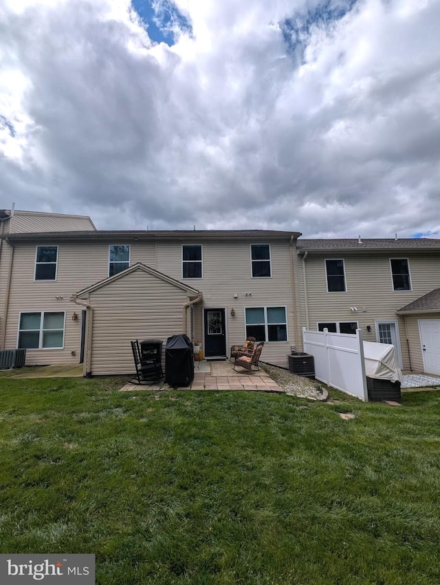 513 Dakemich Ct, Enola, PA 17025 - rear view of house with a patio and cooling unit