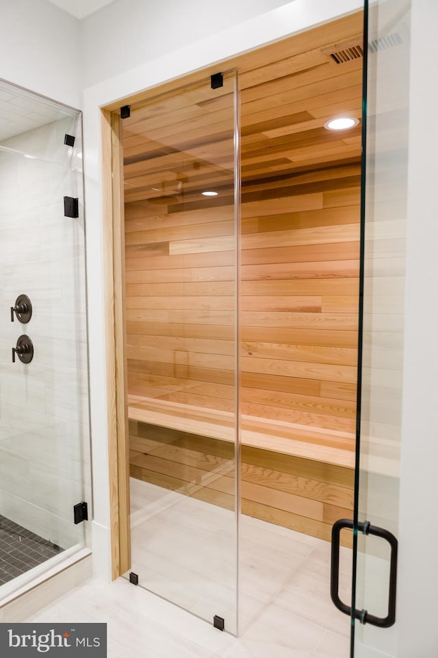 8407 Berea Ct, Vienna, VA 22180 - relaxing sauna with tile patterned flooring