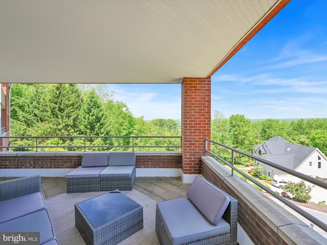 2415 Sharp Mountain Rd, Pottsville, PA 17901 - balcony with outdoor lounge area