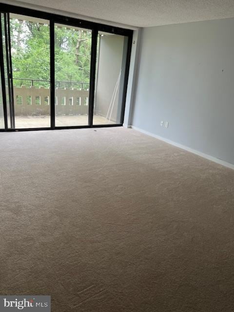 6301 Stevenson Ave Unit 604, Alexandria, VA 22304 - unfurnished room featuring carpet, a textured ceiling, and baseboards