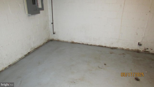 5901 Taylor Rd, Riverdale, MD 20737 - unfinished below grade area featuring electric panel
