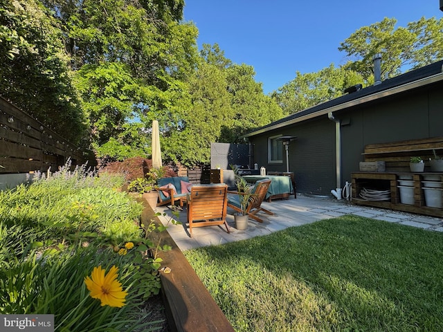 5929 Onondaga Rd, Bethesda, MD 20816 - view of yard with a patio area