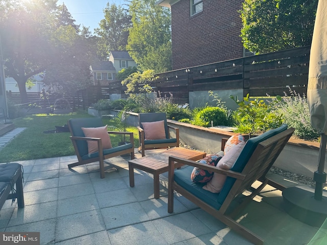 5929 Onondaga Rd, Bethesda, MD 20816 - fenced backyard with a patio