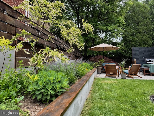 5929 Onondaga Rd, Bethesda, MD 20816 - view of yard featuring outdoor lounge area and a patio