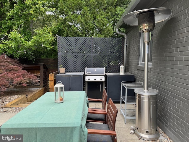 5929 Onondaga Rd, Bethesda, MD 20816 - view of patio / terrace with area for grilling and outdoor dining space
