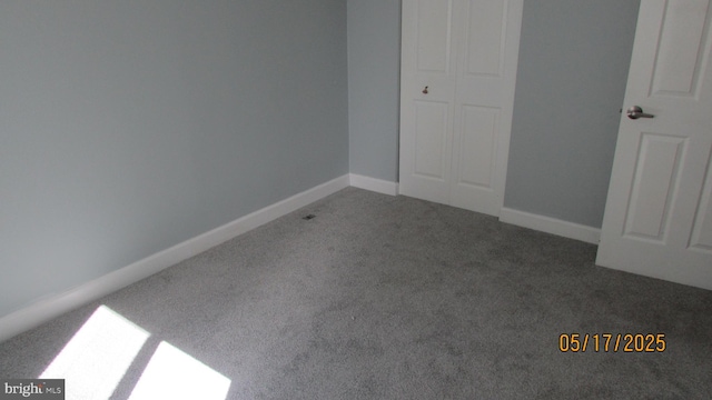4102 Parkwood Ct, Brentwood, MD 20722 - unfurnished bedroom with carpet flooring, baseboards, and a closet