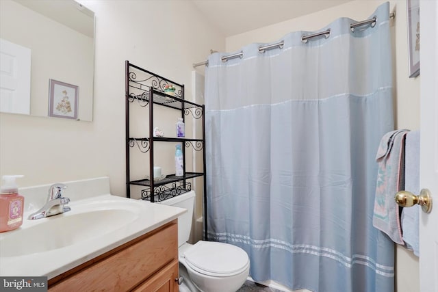 4 Hardy Ct, Lancaster, PA 17602 - full bathroom with vanity, toilet, and curtained shower