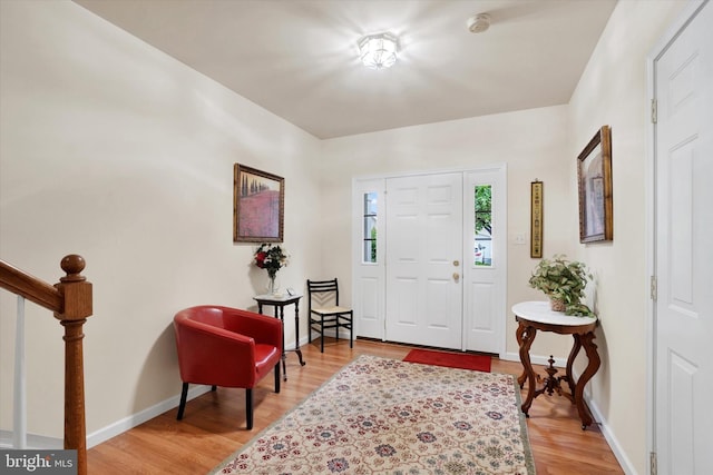 4 Hardy Ct, Lancaster, PA 17602 - entryway featuring light wood-style flooring and baseboards