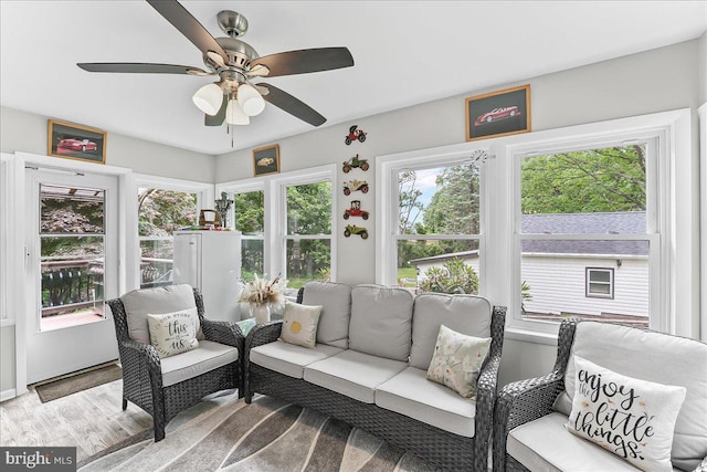 320 Lees Brg, Nottingham, PA 19362 - sunroom / solarium with wood finished floors