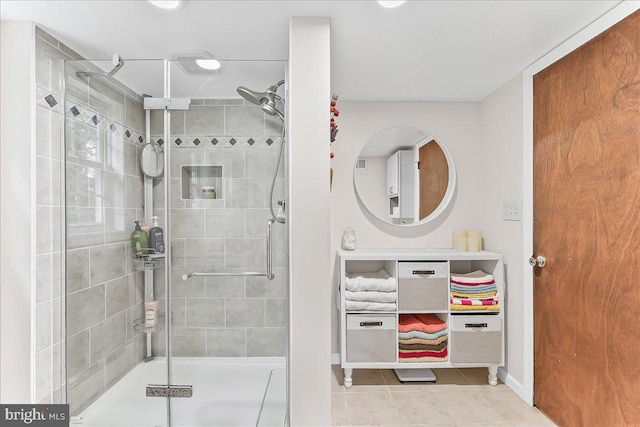 320 Lees Brg, Nottingham, PA 19362 - full bath featuring a stall shower, baseboards, and tile patterned floors