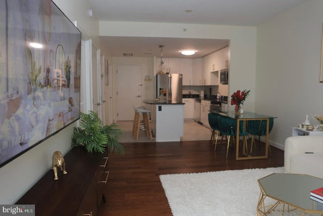 157 Fleet Unit 307, Oxon Hill, MD 20745 - living area with light wood-type flooring