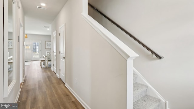 210 Bentz Ave, Villas, NJ 08251 - stairway featuring wood finished floors and baseboards