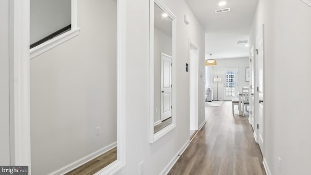 210 Bentz Ave, Villas, NJ 08251 - hallway featuring wood finished floors and baseboards