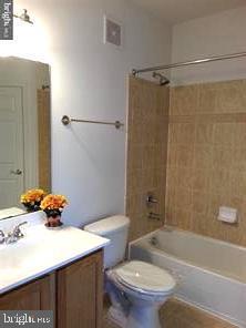 6212 Westchester Park Dr Unit J, College Park, MD 20740 - full bath with vanity, toilet, and shower / bath combination