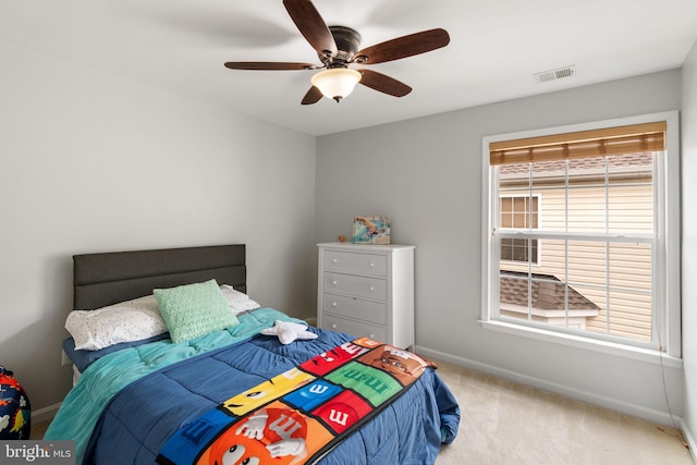 42026 Zircon Dr, Aldie, VA 20105 - carpeted bedroom featuring baseboards and ceiling fan