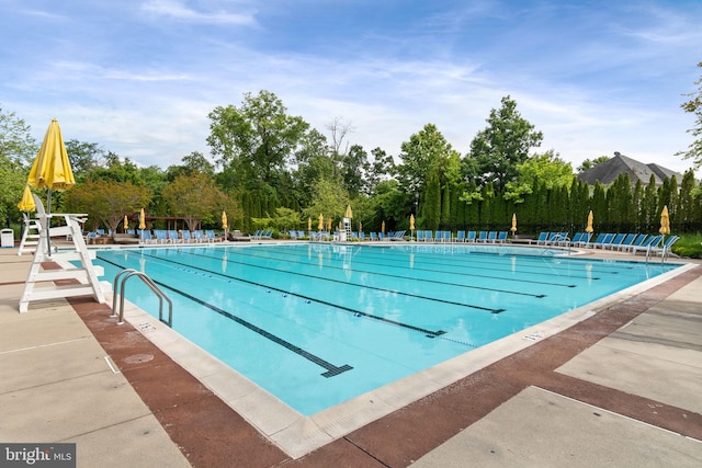 42026 Zircon Dr, Aldie, VA 20105 - community pool featuring a patio area