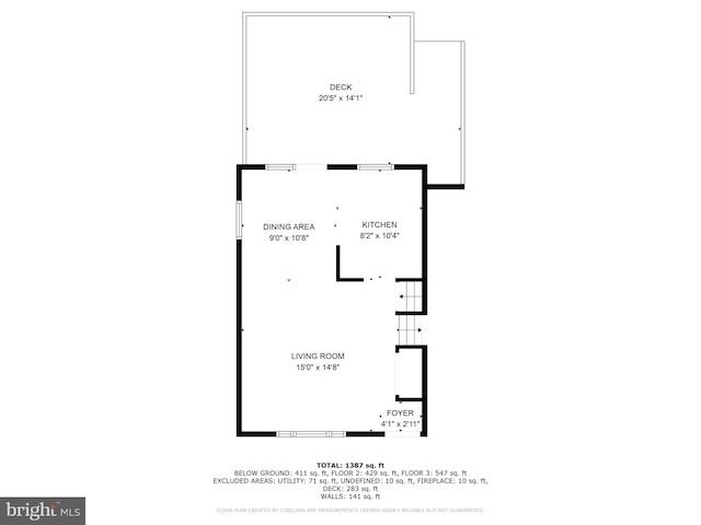 1100 Clarke St, Herndon, VA 20170 - home floor plan