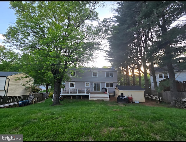 13721 Hobart Dr, Silver Spring, MD 20904 - back of house featuring a deck