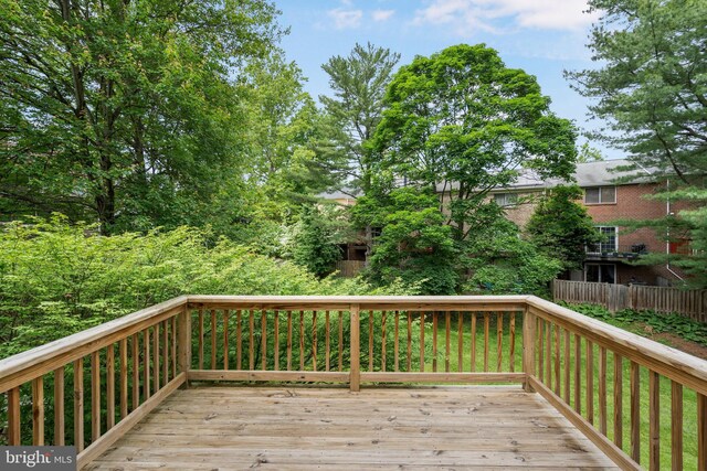 9441 Clocktower Ln, Columbia, MD 21046 - view of wooden terrace