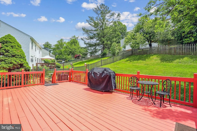 922 Pheasant Run Dr, Gaithersburg, MD 20878 - deck with grilling area
