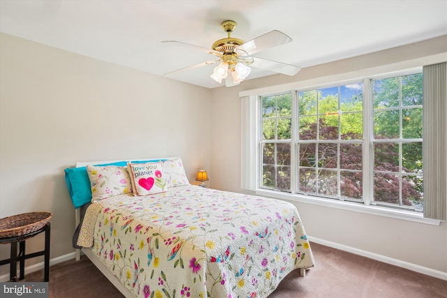 922 Pheasant Run Dr, Gaithersburg, MD 20878 - carpeted bedroom featuring baseboards and a ceiling fan