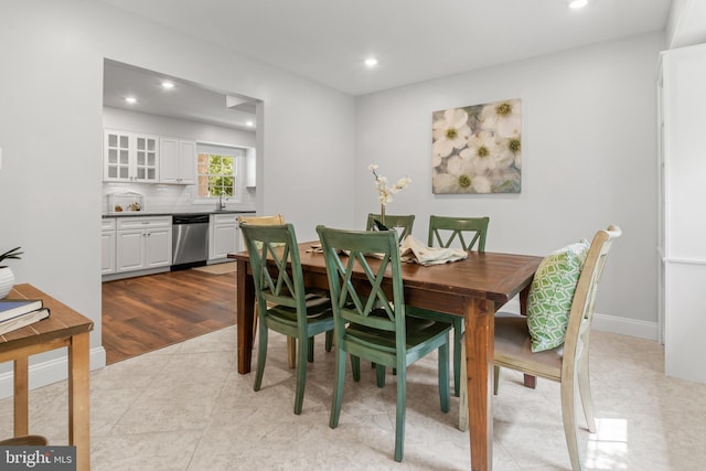 12419 Melling Ln, Bowie, MD 20715 - dining area featuring recessed lighting and baseboards