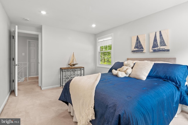 12419 Melling Ln, Bowie, MD 20715 - bedroom with carpet floors, baseboards, and recessed lighting