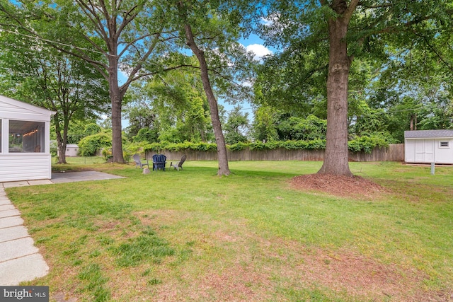 12419 Melling Ln, Bowie, MD 20715 - view of yard featuring a sunroom