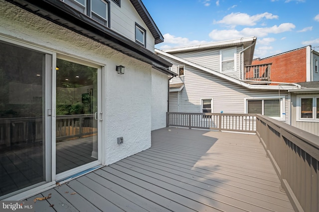 1402 W Old Cold Spring Ln, Baltimore, MD 21209 - view of wooden deck