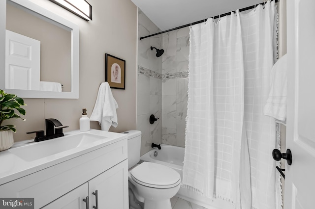 1402 W Old Cold Spring Ln, Baltimore, MD 21209 - full bath featuring vanity, toilet, and shower / bath combination with curtain