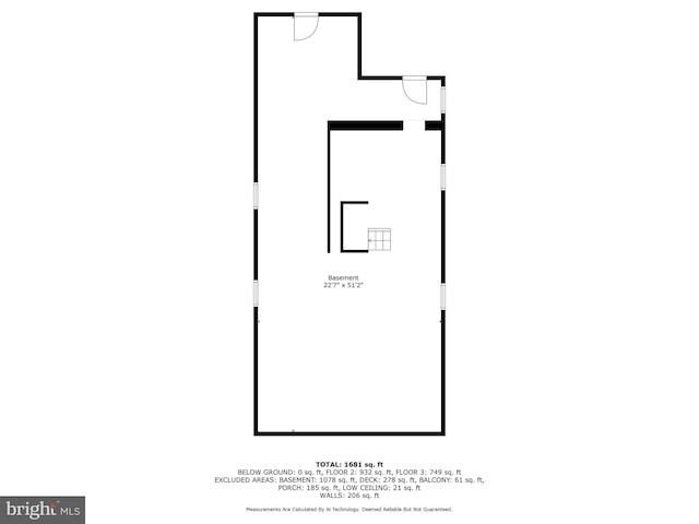 1402 W Old Cold Spring Ln, Baltimore, MD 21209 - floor plan / room layout
