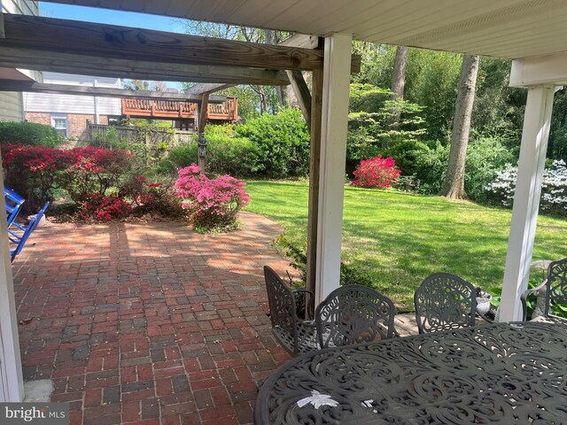 12403 Sir Lancelot Dr, Glenn Dale, MD 20769 - view of patio / terrace