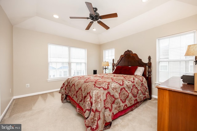 19 Cameron Ct, Royersford, PA 19468 - bedroom with light carpet, multiple windows, baseboards, and recessed lighting
