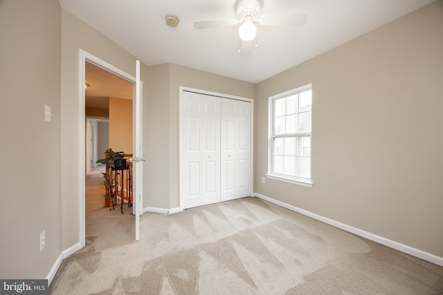 19 Cameron Ct, Royersford, PA 19468 - carpeted bedroom with baseboards, a closet, and a ceiling fan