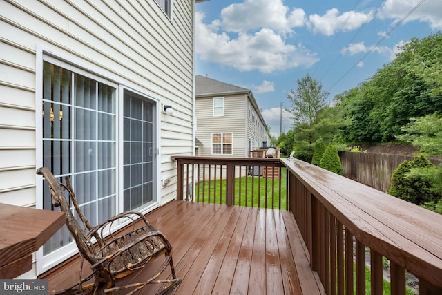19 Cameron Ct, Royersford, PA 19468 - wooden deck with a yard