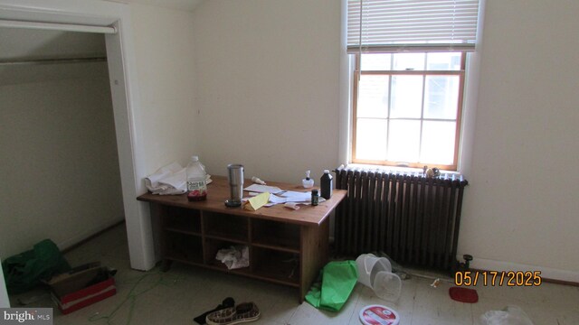 8804 48th Ave, College Park, MD 20740 - bedroom featuring radiator heating unit and multiple windows