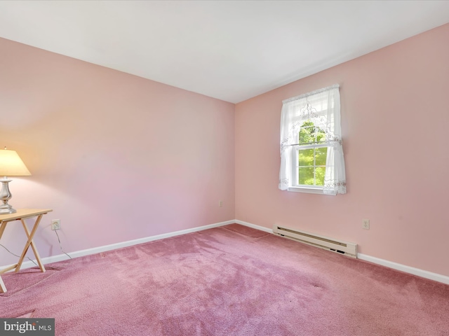 95 Comanche Dr, Auburn, PA 17922 - carpeted empty room with a baseboard radiator and baseboards