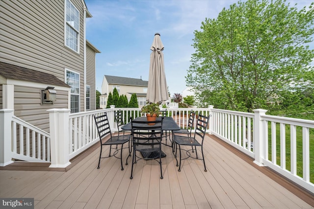 3 Graham Ct, Middletown, DE 19709 - deck featuring outdoor dining space