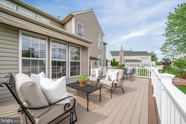 3 Graham Ct, Middletown, DE 19709 - deck with an outdoor living space