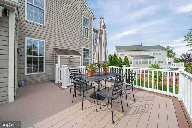 3 Graham Ct, Middletown, DE 19709 - deck with outdoor dining area