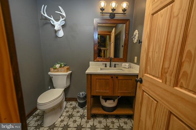 90 Biltmore Ridge Trl, Mc Henry, MD 21541 - bathroom featuring vanity, toilet, and tile patterned floors