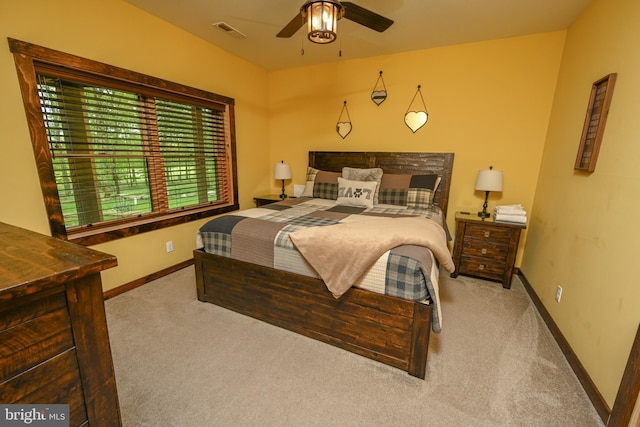 90 Biltmore Ridge Trl, Mc Henry, MD 21541 - carpeted bedroom with baseboards and ceiling fan