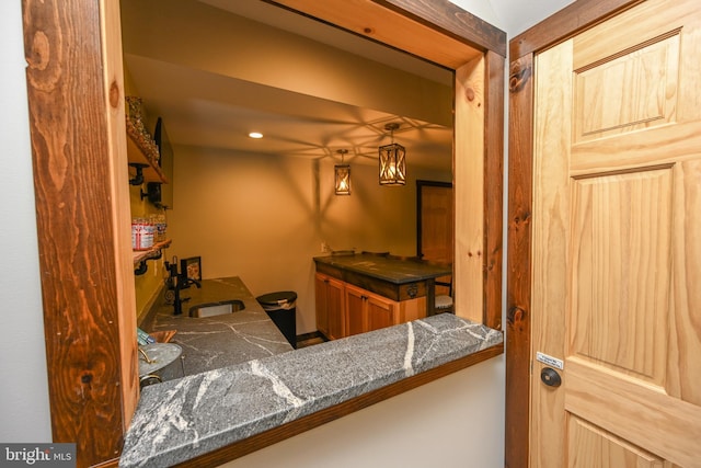 90 Biltmore Ridge Trl, Mc Henry, MD 21541 - interior space with a sink and recessed lighting